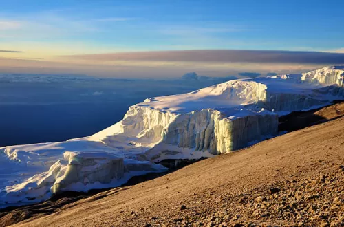 Découvrez les glaciers du mont Kilimandjaro